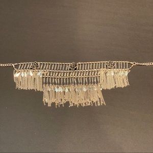 Free People Silver Collar Choker